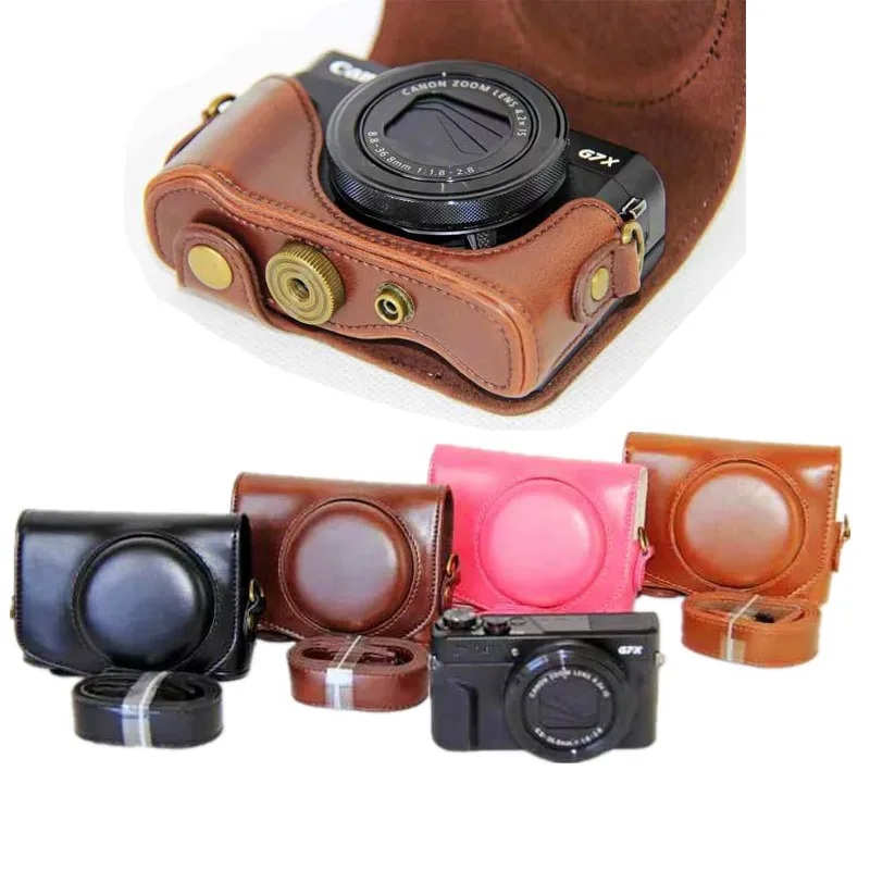 Чехол из искусственной кожи для камеры Canon Powershot G7X Mark III G7XIII G7X3 камера Vedio с