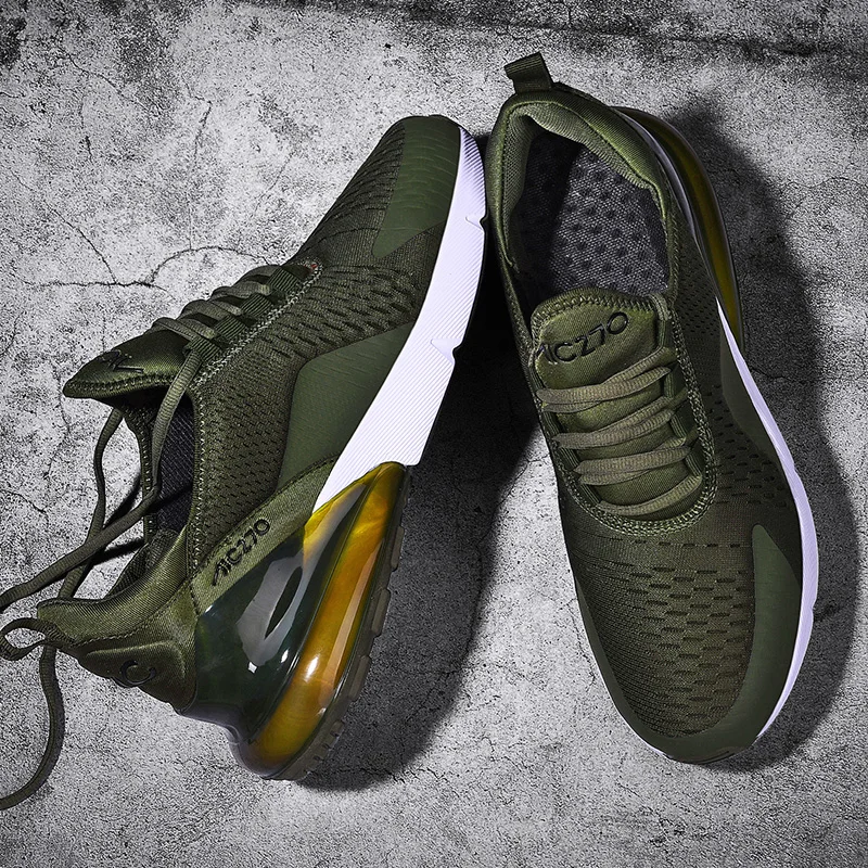 Кроссовки мужские дышащие сетчатые спортивная обувь для улицы на плоской