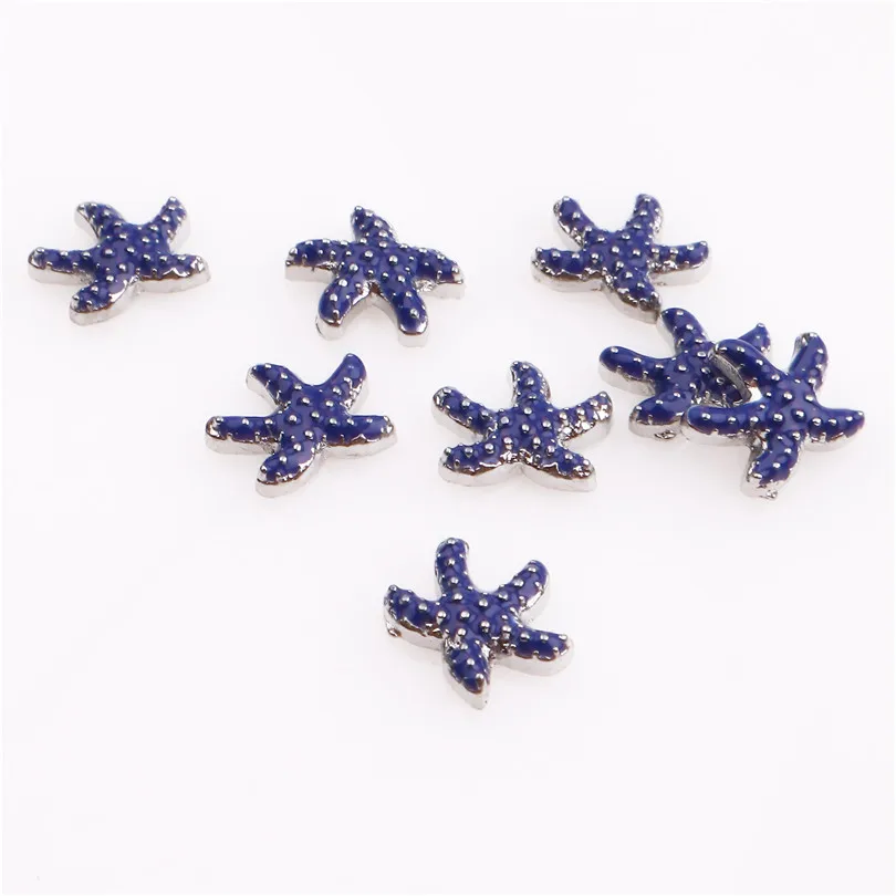 20 шт./лот милые животные морская Морская звезда Плавающие Подвески находка живой
