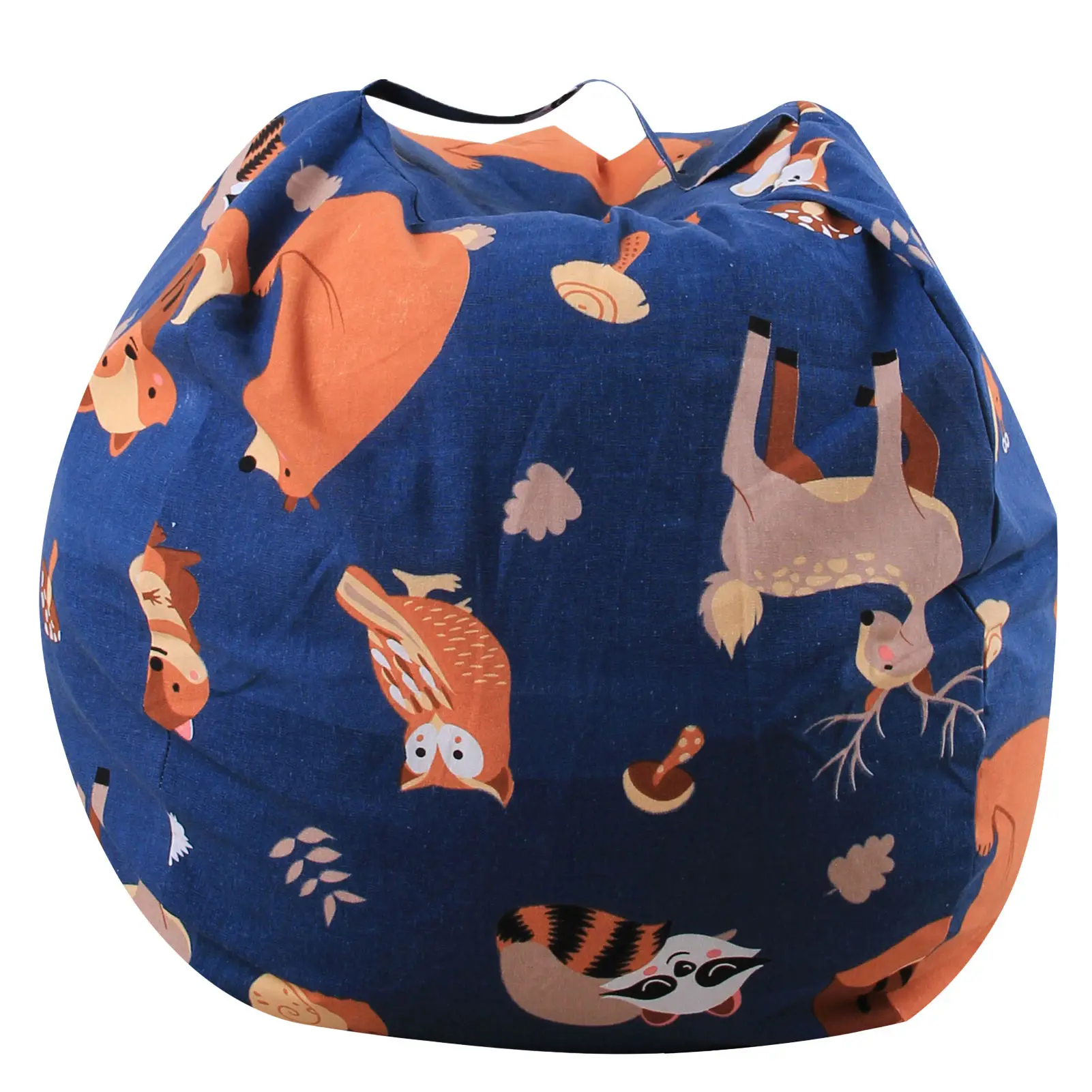 

Home Storage Bag Beam Port Canvas Organizer Clothes Blanket Baby Toy Basket Container Bean Bag Quilt Travel Bags