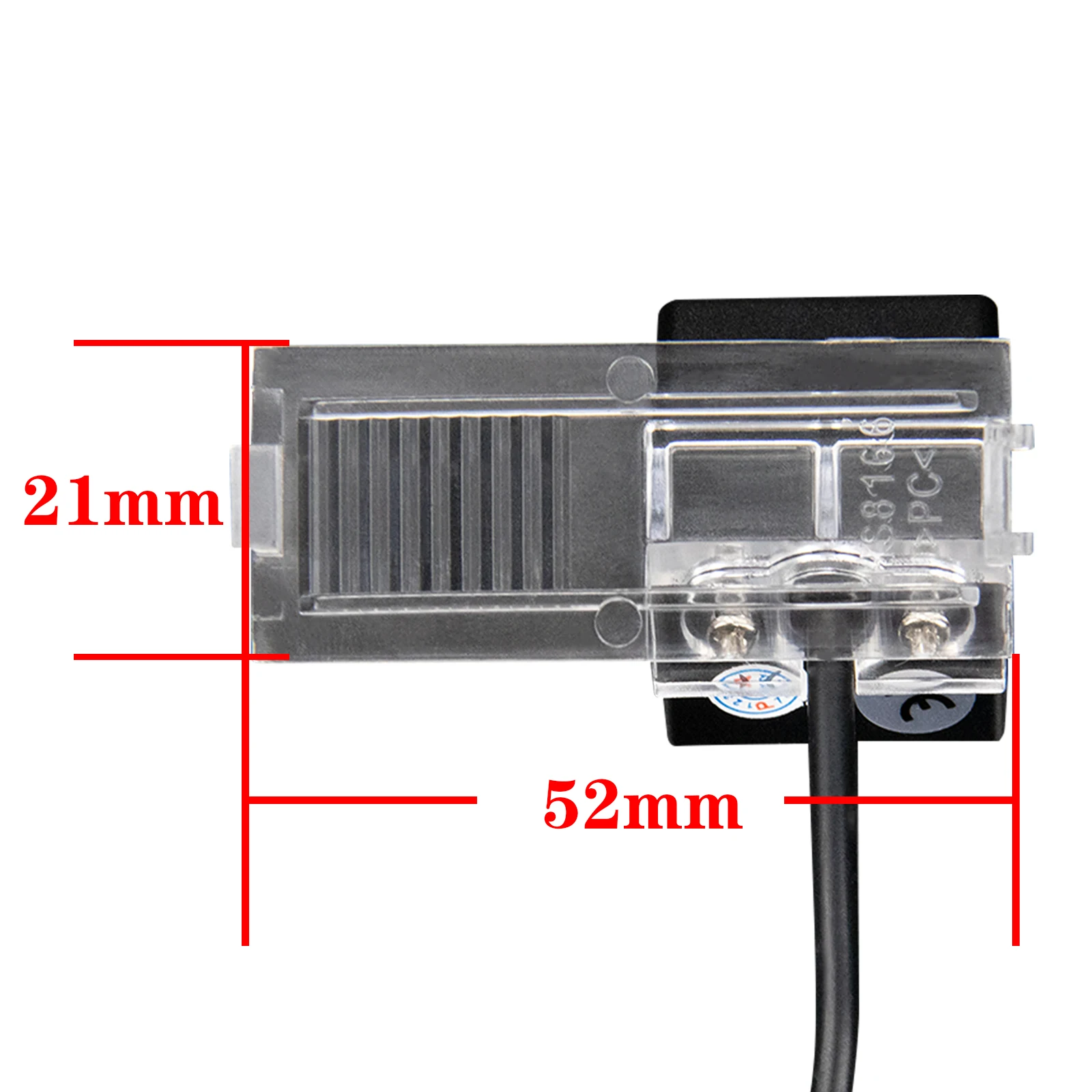 Камера заднего вида HD со светодиодной подсветкой для Renault Koleos 2 II Samsung QM6