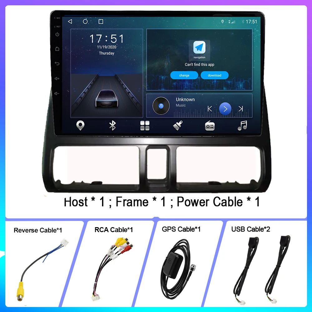 

Android 10 Car Multimedia For Honda CRV CR-V 2004-2006 USB Android Auto BT Carplay Radio 4G WIFI GPS RDS Navigation DVD Player