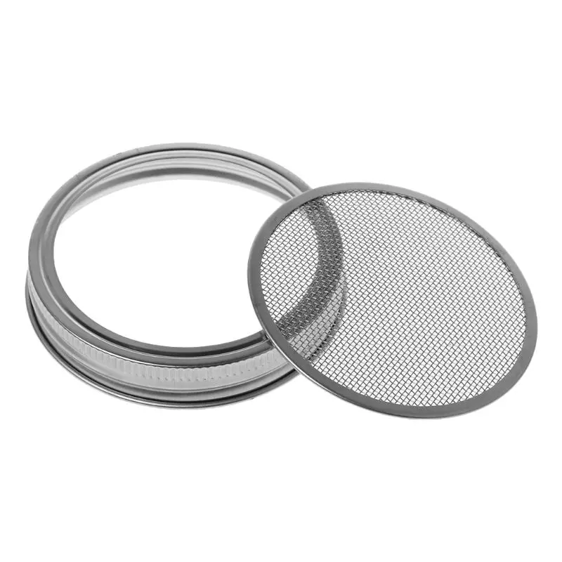 Kenley Sprouter Kit Sprouting Mason баночки с нержавеющими стальными сетчатыми крышками Germinator Set