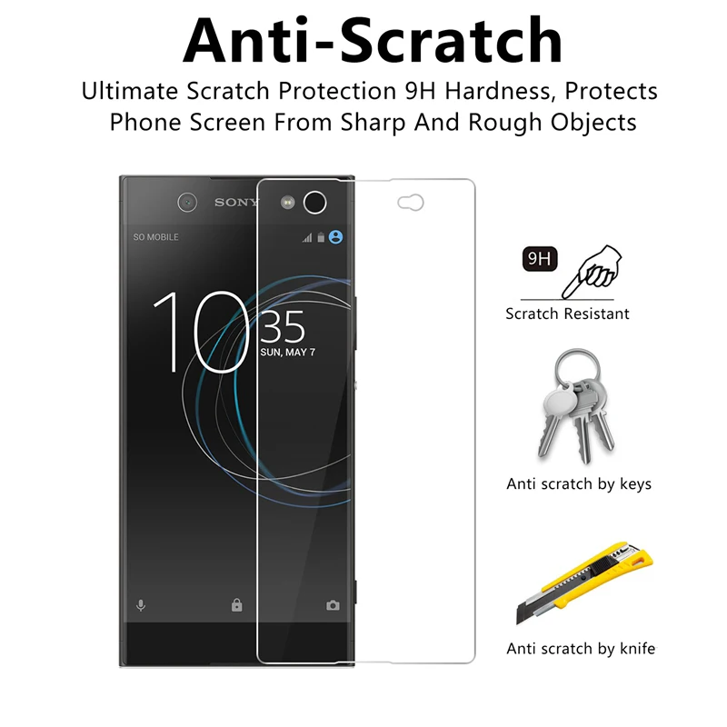Tempered Glass for Sony Xperia X Compact Performance XA Ultra Phone Protective Glass Phone Glass for Sony XA1 Plus XA2 Ultra XA3