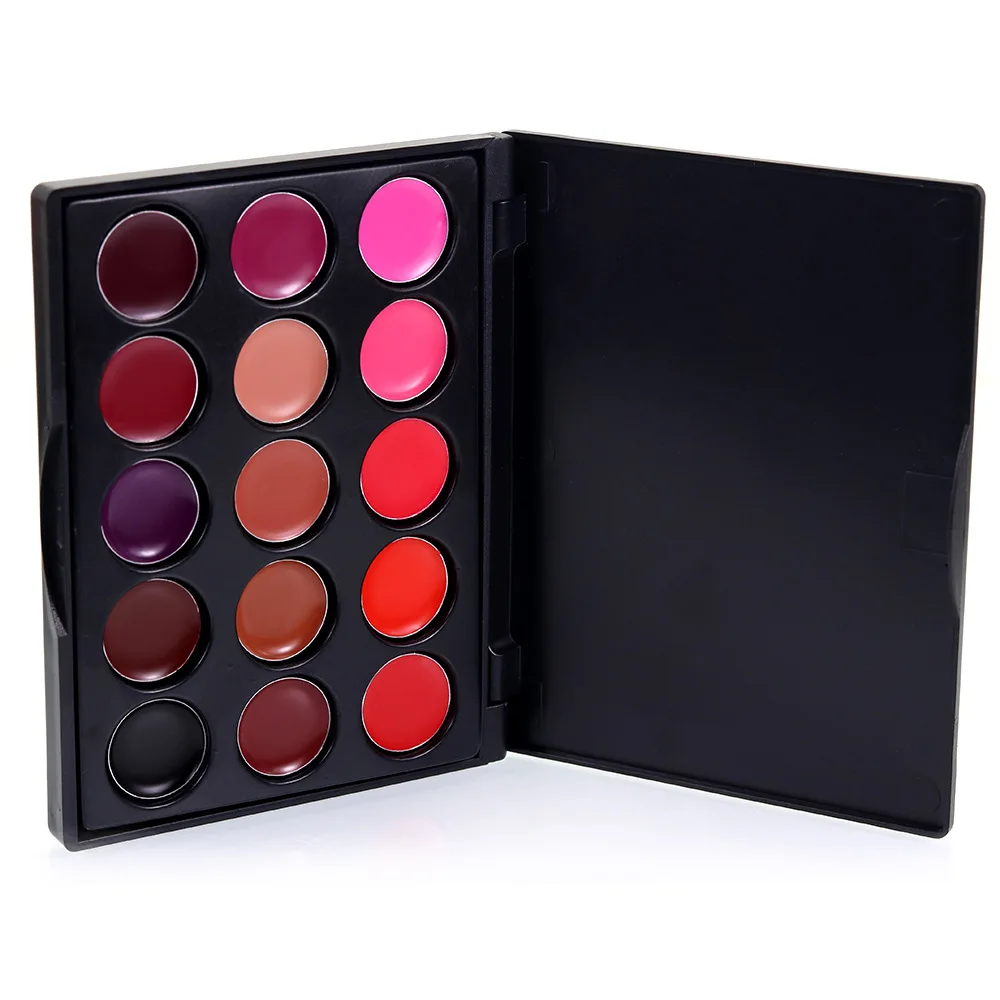 

15-Colors Lipstick Set Moisturizing Long Lasting Lip Gloss Palette Girls Nude Cosmetics Make Up Tools