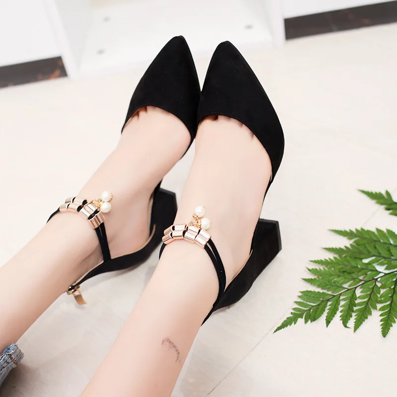 Женские туфли-лодочки на высоком квадратном каблуке tacones altos mujer элегантные туфли