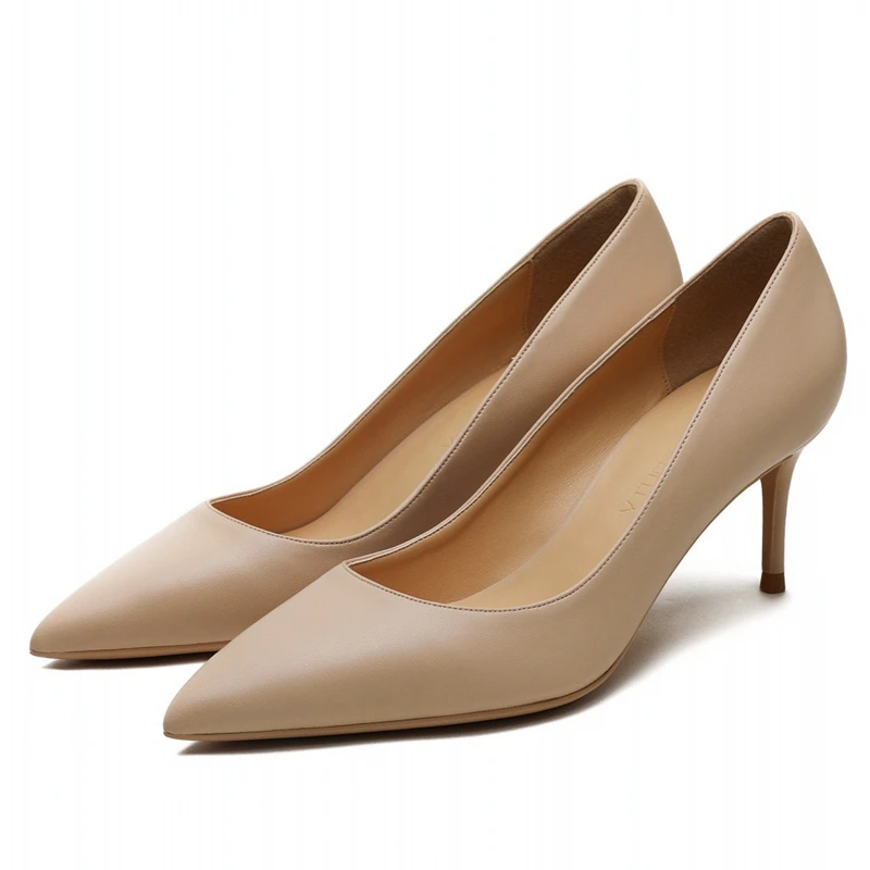 Женские туфли на тонком каблуке 6 см сезон весна осень женские офисные лодочки из