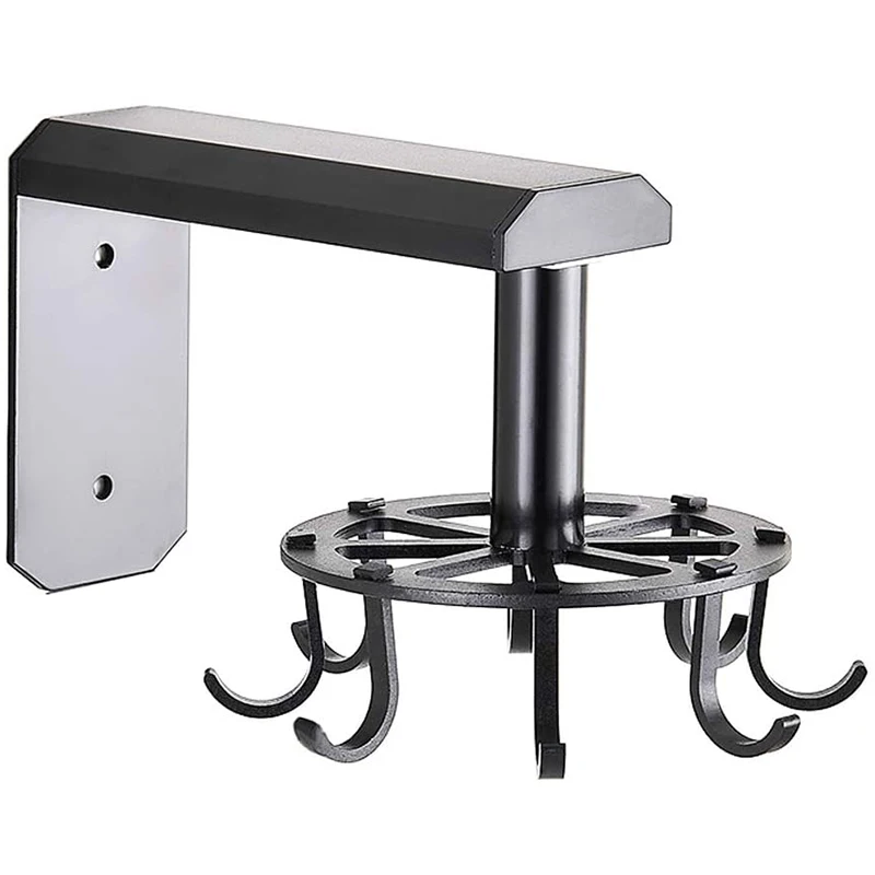 

Utensil Hanger Kitchen Utensil Holder Hook Cooking Tool Hanger Adjustable Rotating Hook Wall Hook Mounted with 10 Hooks