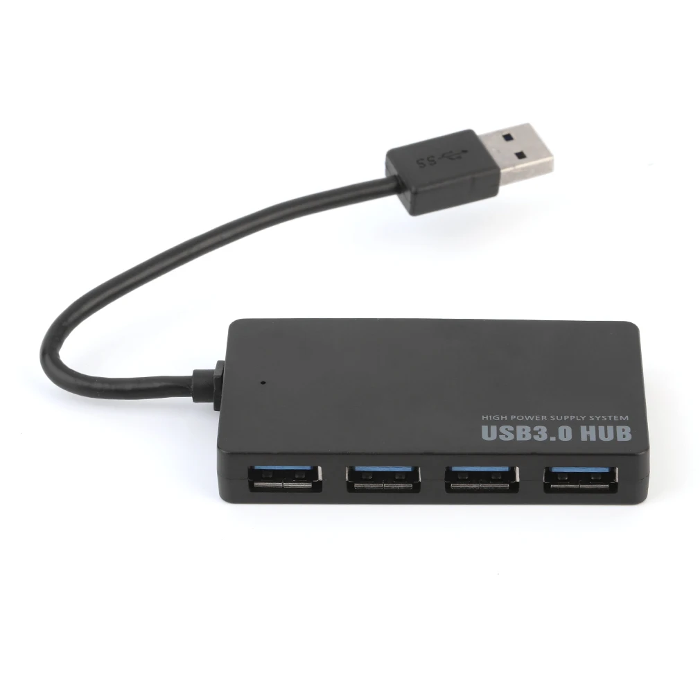 Портативный адаптер USB 3 0 с 4 портами USB3.0 5 Гбит/с сверхскоростной для ноутбука