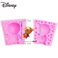 disney cartoon tigger fondant mousse cake plaster handmade soap chocolate candle silicone mold cookie mould