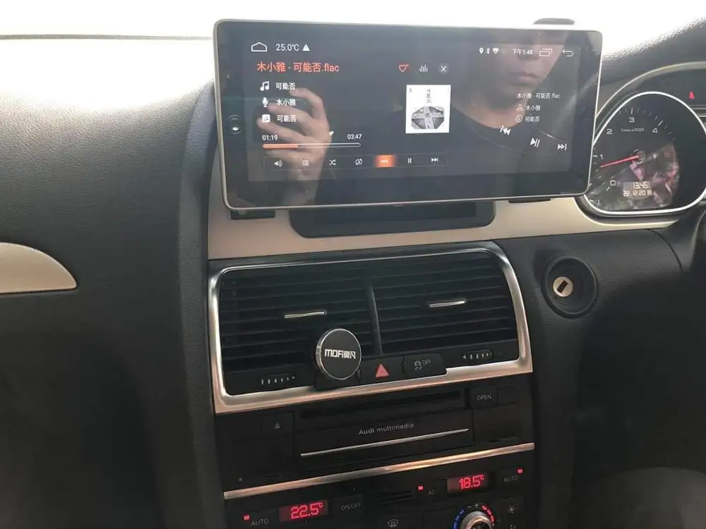 Автомобильный GPS навигатор ymodbht 10 25 дюйма Android 7 1 для Audi Q7 2006 2007 2008 2009 2010 2011 2012 2013 2014