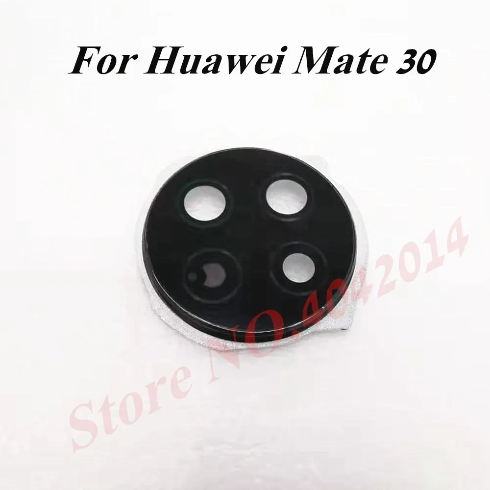 

100 PCS Original Rear Back Camera Glass Lens Cover For Huawei Mate 30 MT30 Glass Lens Replacement Parts With Stickers
