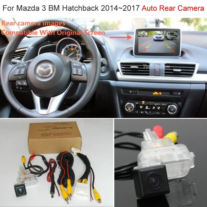 Высокое качество Резервное копирование парковочные камеры Наборы для Mazda 3 Mazda3