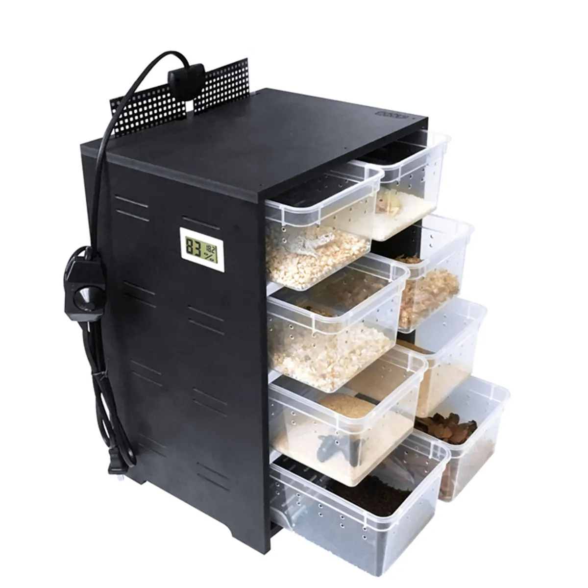 Акриловый контейнер для кормления домашних животных, 4-уровневый контейнер для террариума для разведения насекомых, ящериц, ящик для дома с ... от AliExpress RU&CIS NEW