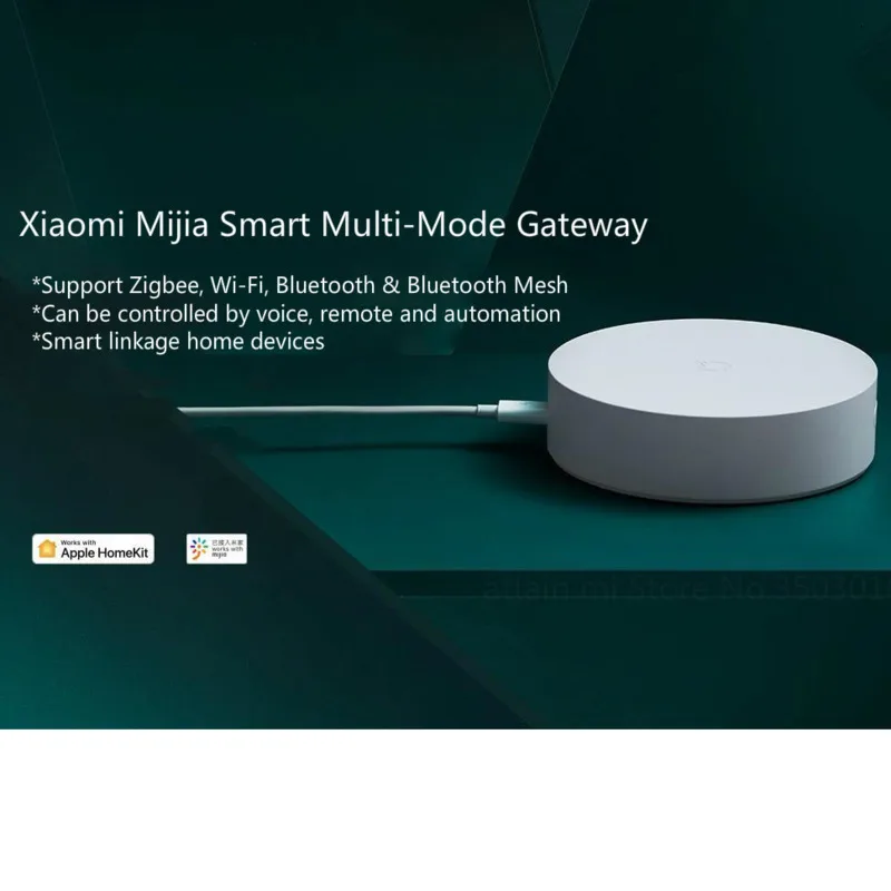Умный многорежимный шлюз Xiaomi Mijia управляется голосовым пультом дистанционного
