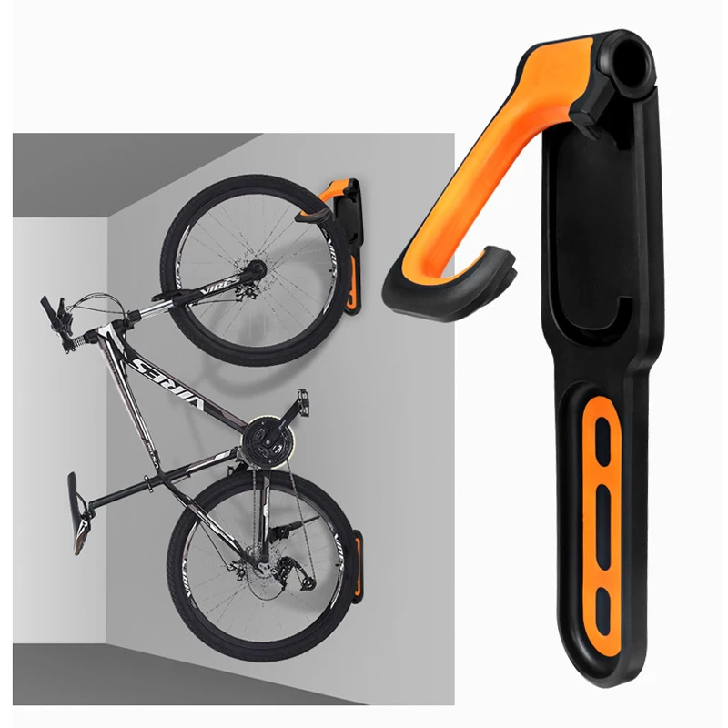 

Bicycle Hanging Stand Adjustable Saving Space Cycle Storage Showing Rack Wall Mount Parking Stand ABS Scratch Proof Load Hang