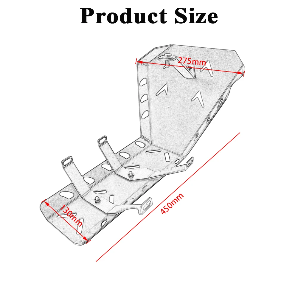 

2018 Versys-X300 Accessories Motorcycle Chassis Engine Guard Frame Protector Bash Skid Plate for Kawasaki Versys-X 300 2017-2020
