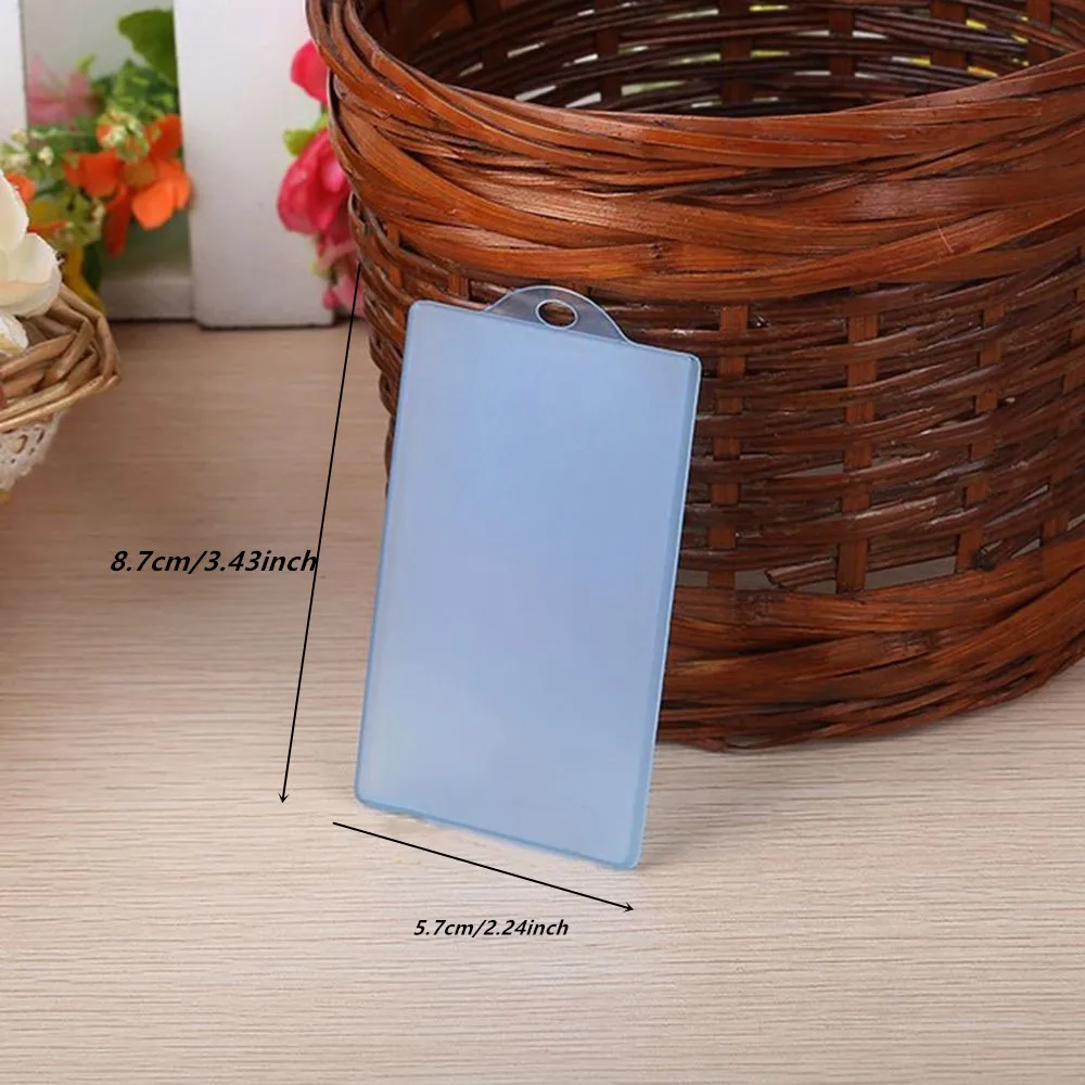 

1PCS Fasion Waterproof PVC Card Holder Credit Student Transparent ID Cards Passport Business Bancaire Bank Card Cardholder