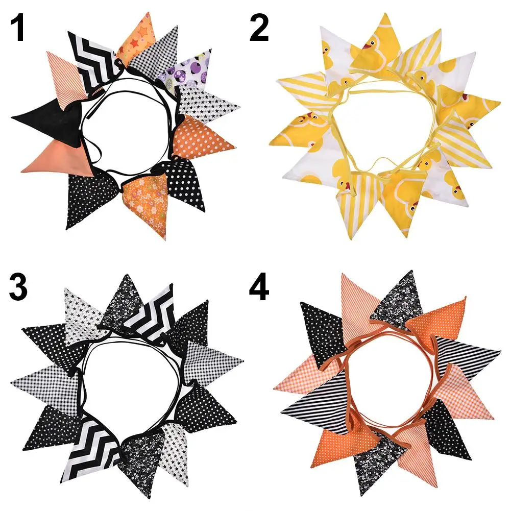 3M 12 шт. треугольная цветная подвесная палатка с флагом для детской комнаты дня