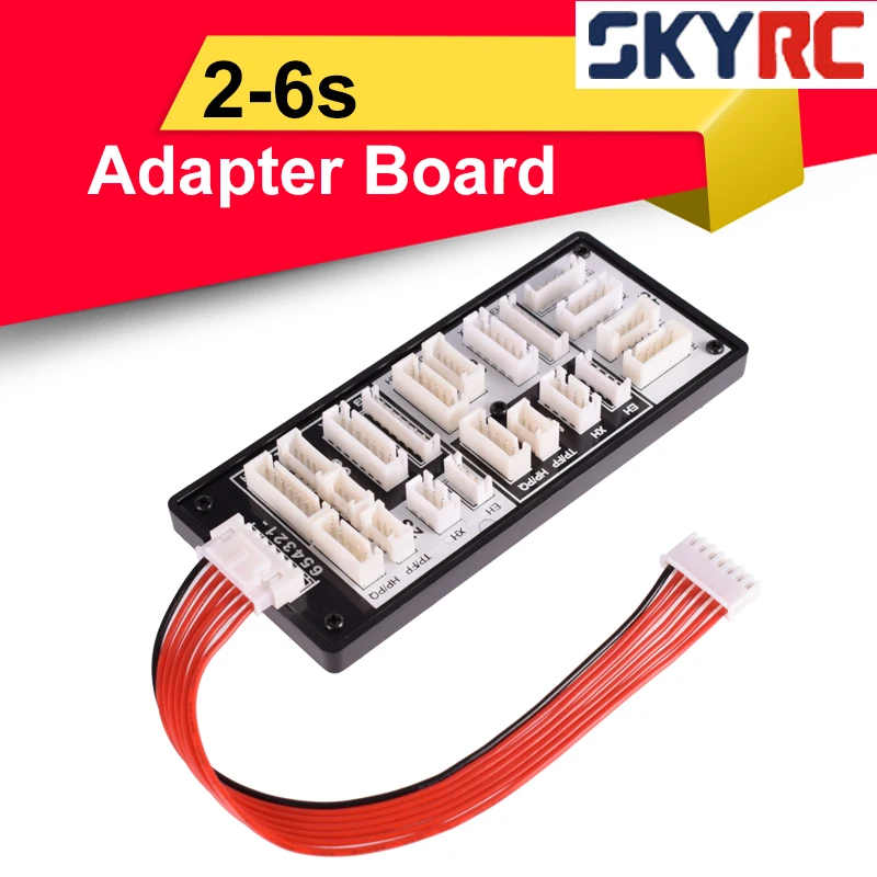 Плата адаптера зарядного устройства SKYRC 2 6S EH XH TP/FP HP/PQ 7 pin JST для IMAX B6|Детали и