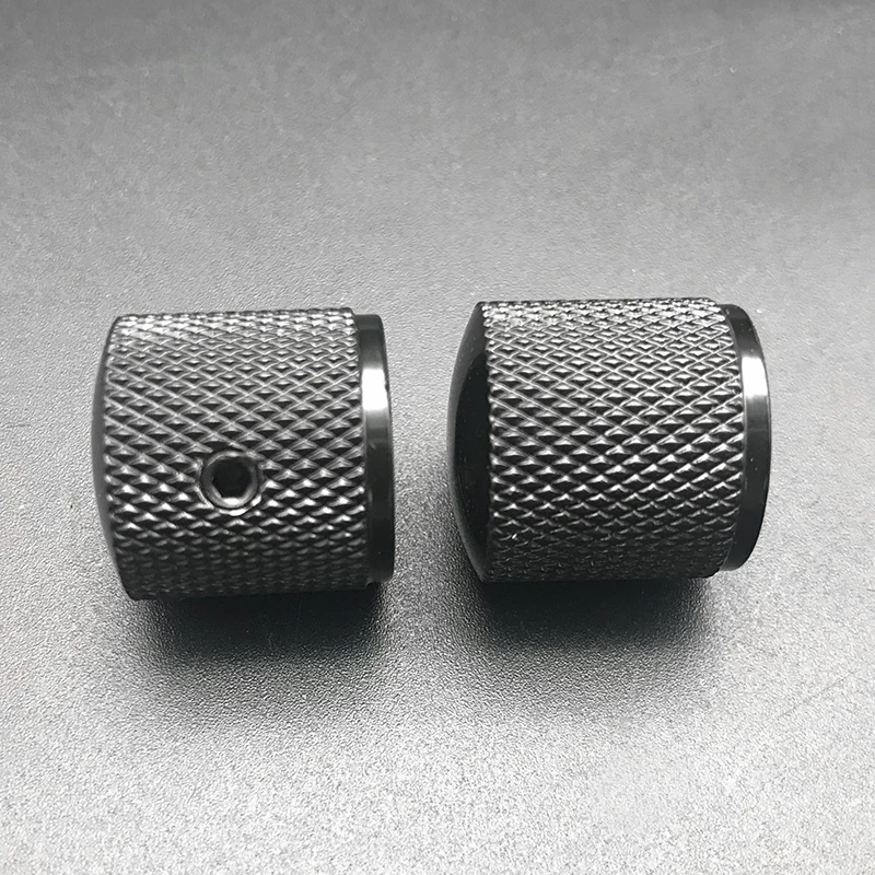 4 stücke metall dome tone tunning knopf mit hexagon schrauben lock volumen control tasten für elektrische gitarre bass schwarzchromgold fr