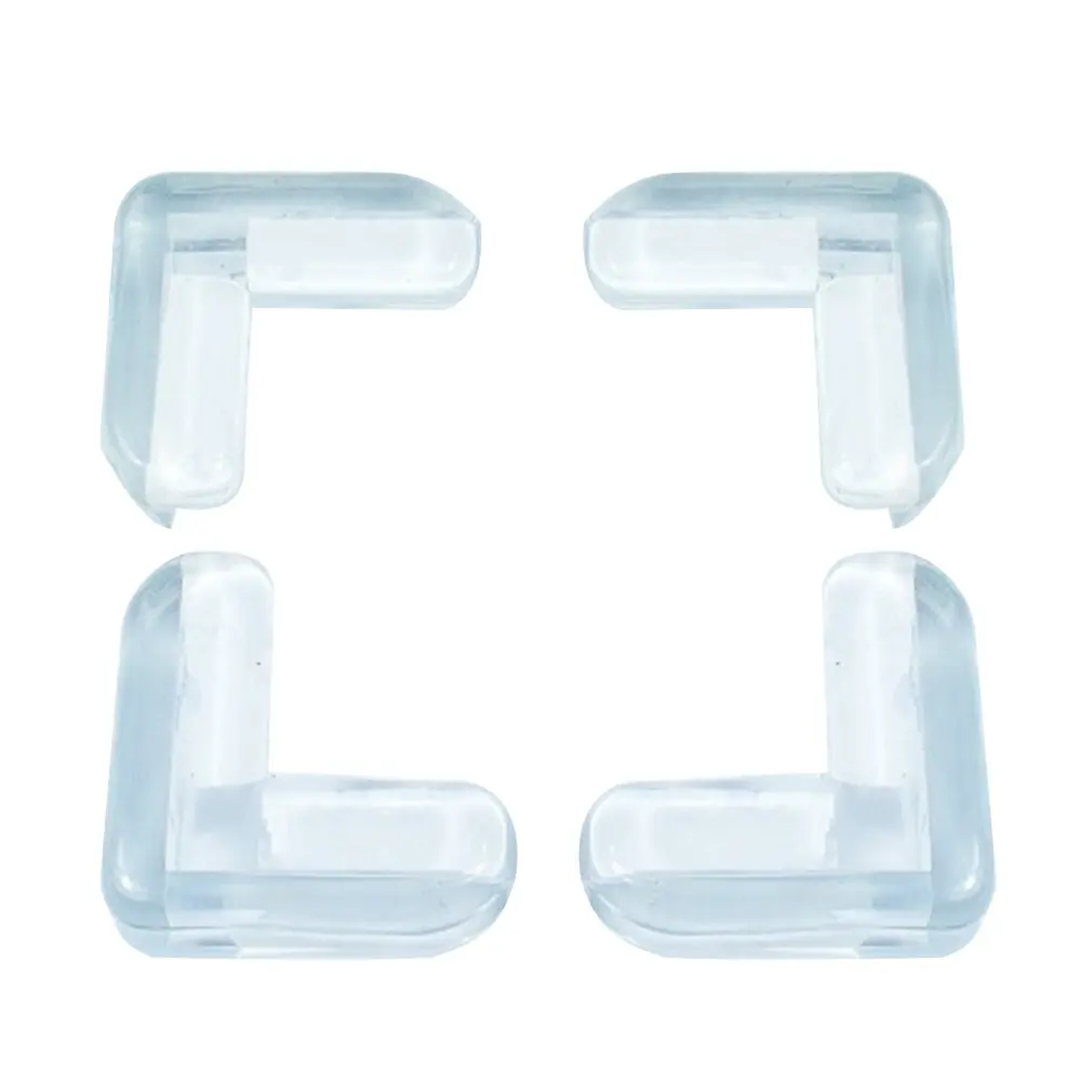 

10 pcs Transparent Thickened PVC Collision Protect Corners L-shaped Edge Angle Baby's Care Thicken type