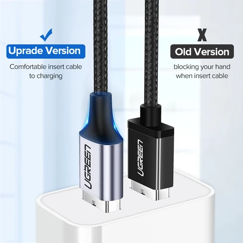 Кабель UGREEN USB-C/USB A, USB-C, для быстрой зарядки и передачи данных, для Samsung Galaxy S9, Huawei P30