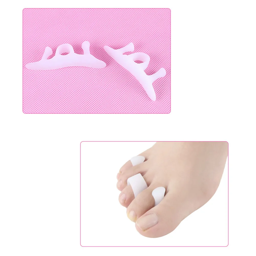 1Pair of Toes Bunion Corrector Hallux Valgus Corrector Day Night Toes Correction Feet Care Cylinder shape