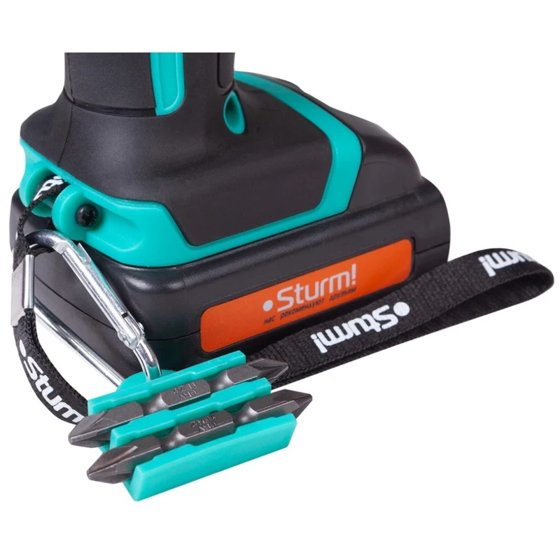 Дрель-шуруповерт STURM! CD3212L 2Ач с двумя аккумуляторами | Инструменты