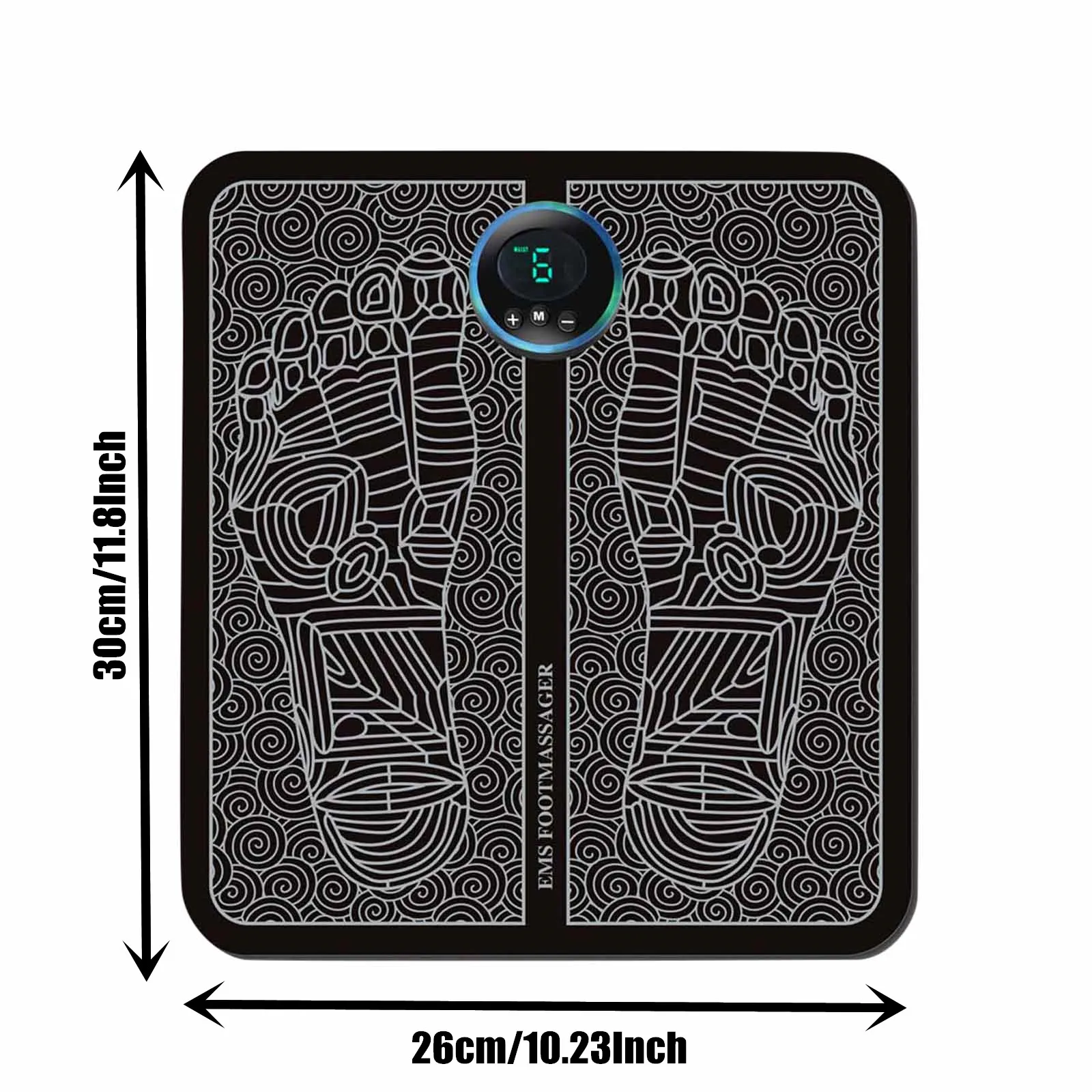 

tens fisioterapia foot massager mat massageador pes muscular Electric EMS Health Care relaxation terapia fisica massage salud