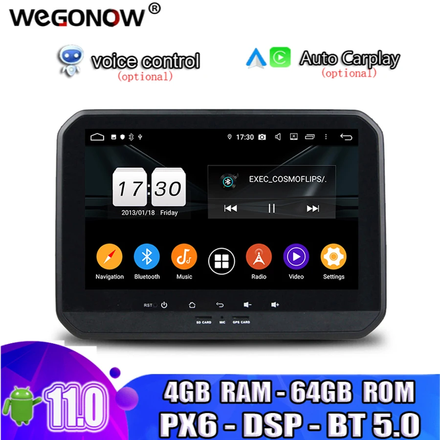 DSP 9 &quotAndroid 0 Восьмиядерный 4 Гб RAM 64 ROM автомобильный dvd-плеер GPS карта автомобиля RDS