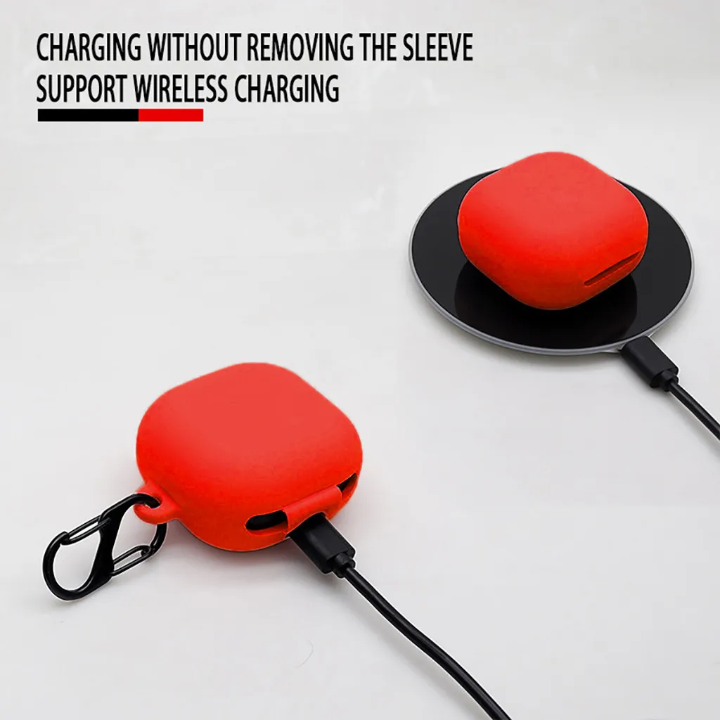 Cover for Samsung Galaxy Buds Live Case Shell Accessories Anti-drop Shockproof Soft Silicone Earphone Protector Z0825 | Электроника