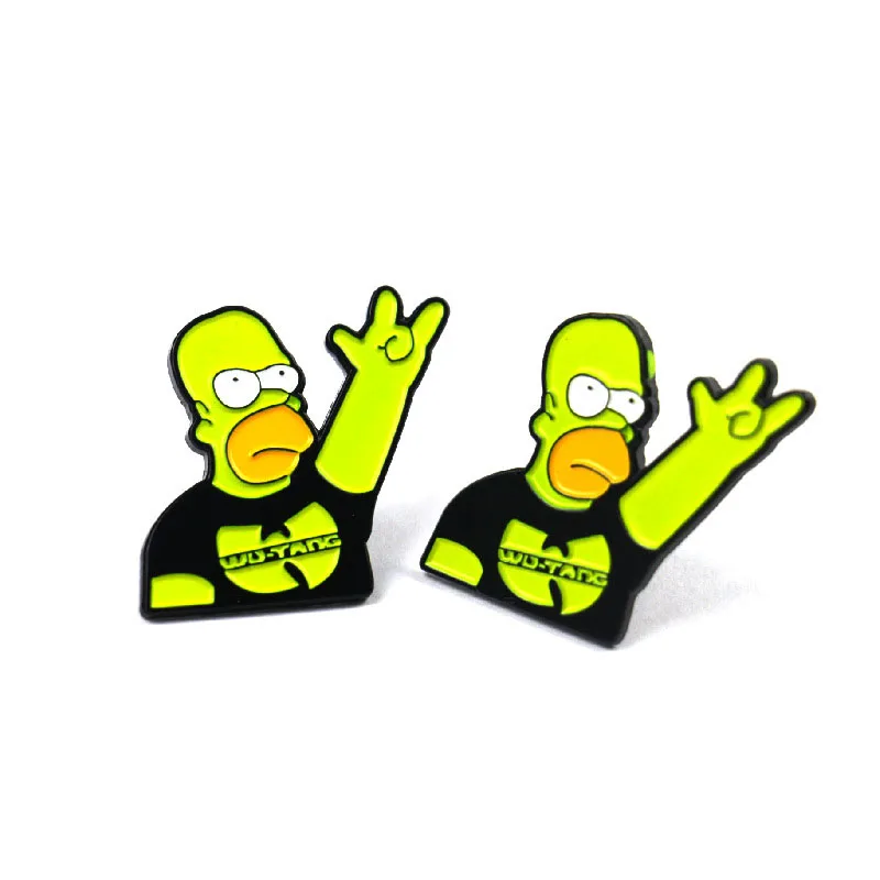 Брошь Wu Tang Clan и эмалированная булавка в стиле хип-хоп Wutang рэп