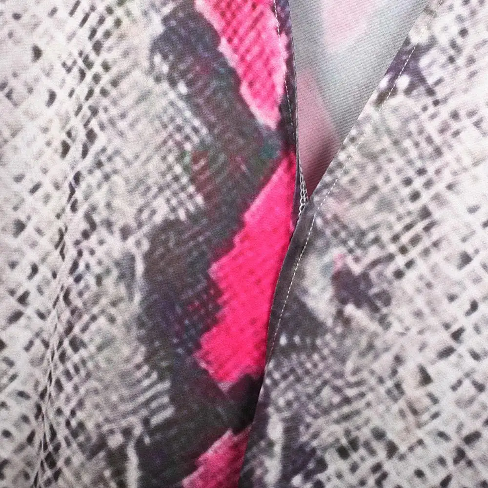 

Womens Tops and Blouses Middle Sleeve Chiffon Print Sandy Beach Cardigan Smock Easy Blouse Tops Blusas Mujer Print Chiffon SW3M