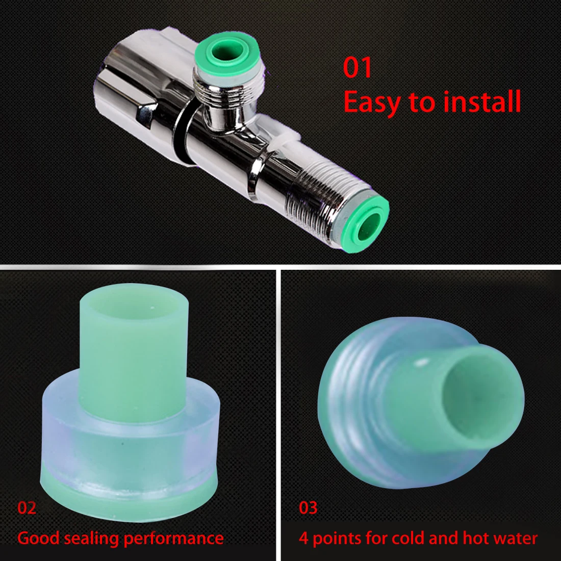 

20pcs Faucet Pipe Plugs PPR 1/2 "BSP Thread Pipe Fitting Choke Sealing Ring Watertight Buckle Plumbing Accessories