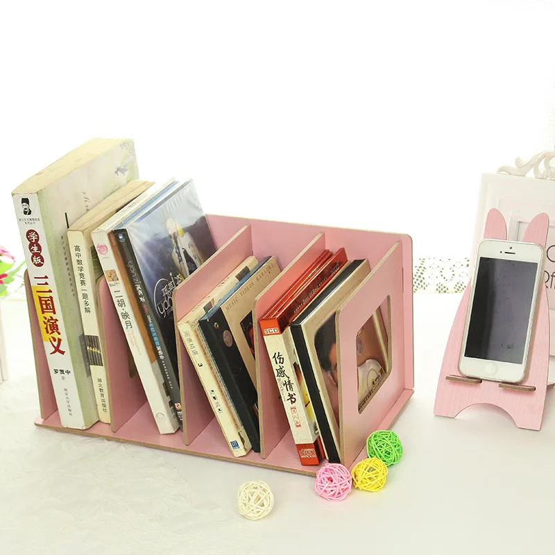 Дома Многофункциональный получить DIY творческий CD стойки Деревянный DVD студента