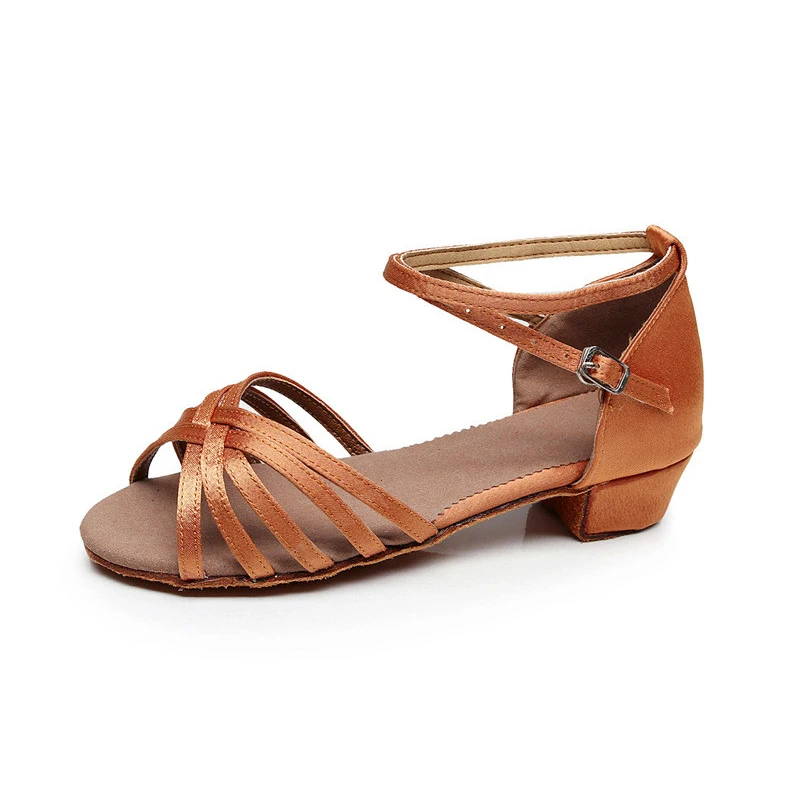 Женские туфли для латиноамериканских танцев на низком каблуке 23 цвета размеры