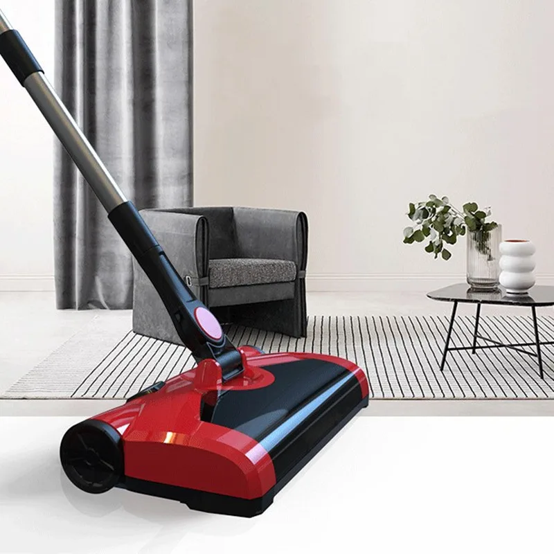 

Household Cordless Broom Sweeper Electric Mop Pusher Sweeper Vacuum Cleaner Sweeper Multifunction Machine Low Noise Rotary Sweep