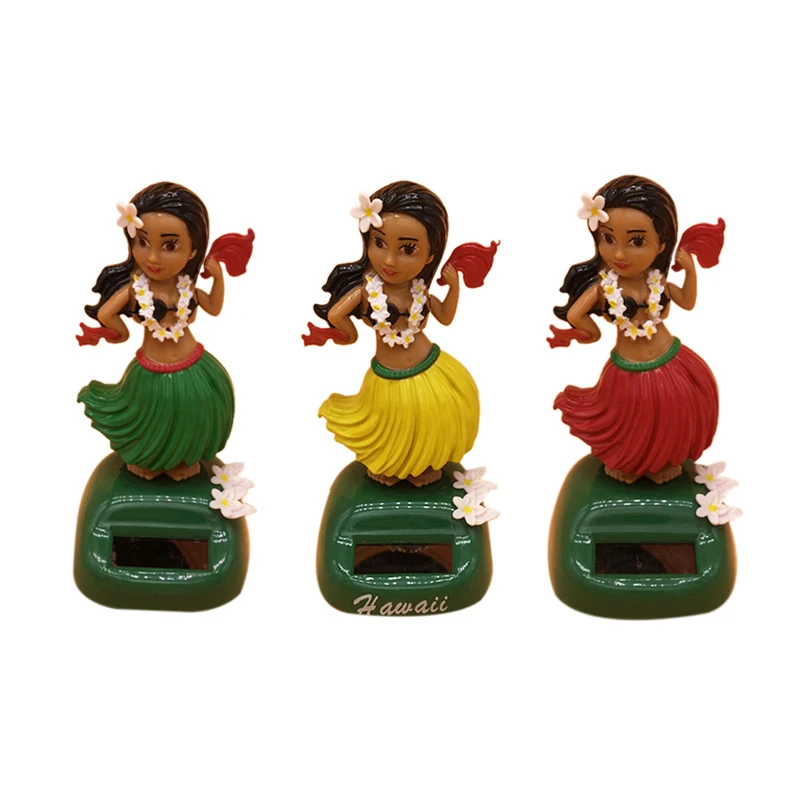 Украшение на солнечной батарее для автомобиля Гавайская Юбка украшение
