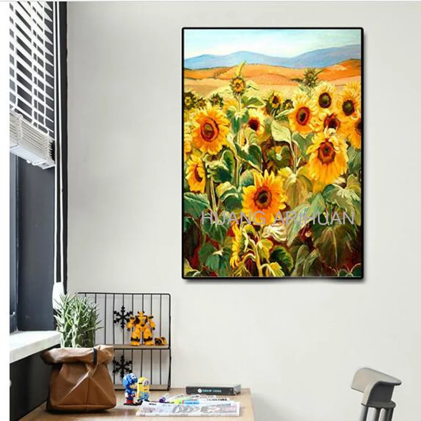 Домашний декор акриловая живопись художественная картина ручная роспись холст