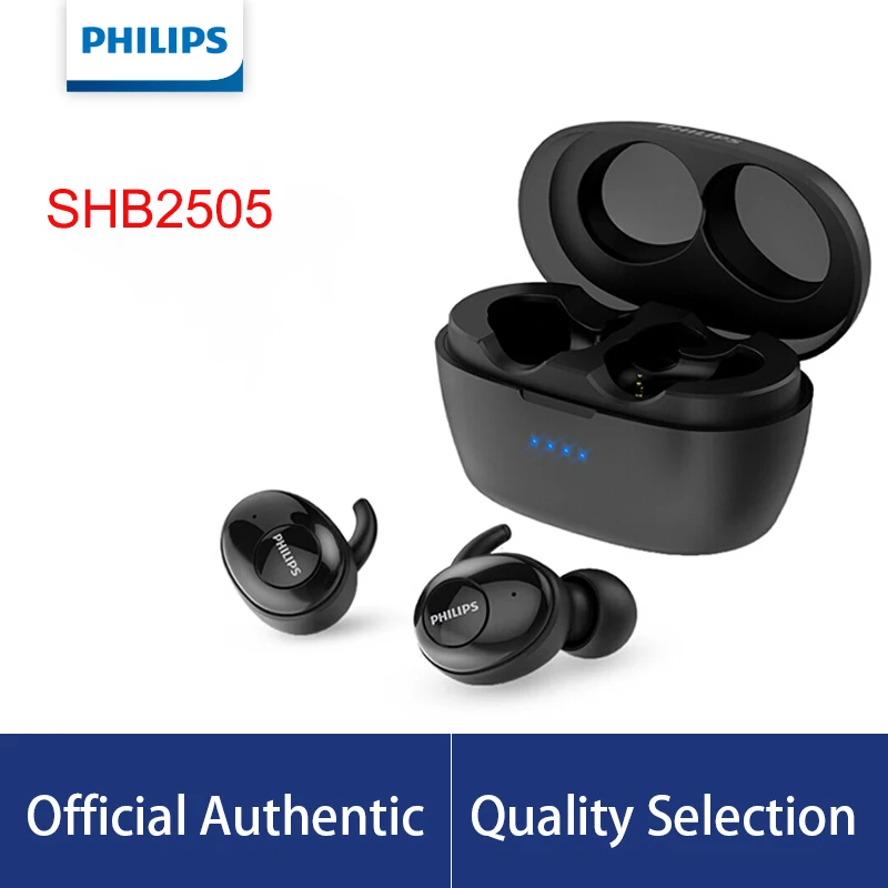 

Philips SHB2505 HIFI Wireless In-Ear Headset Bluetooth 5.0 Intelligent noise reduction with Portable Charging Box Official Test