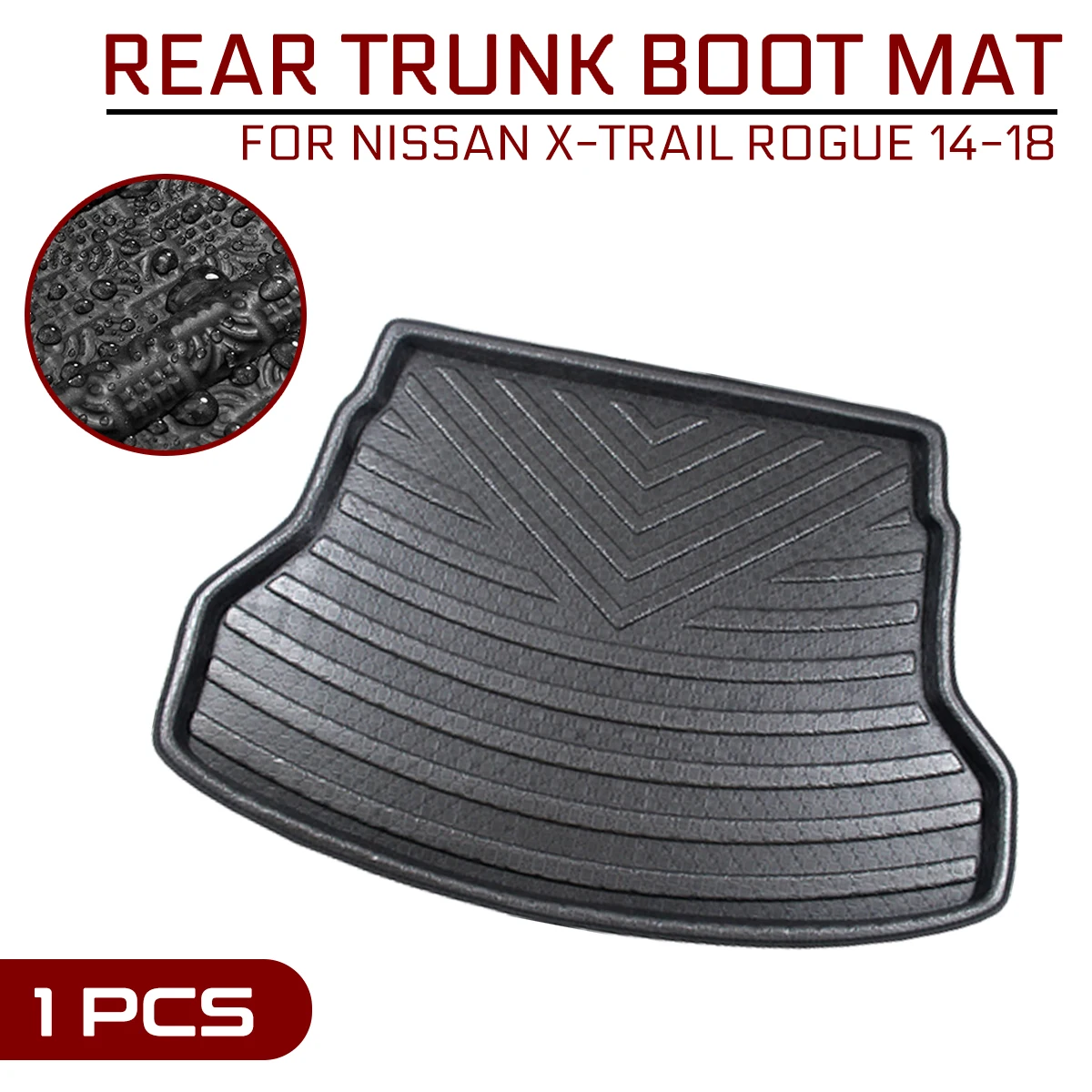 Car Floor Mat Carpet Rear Trunk Anti-mud Cover For Nissan X-Trail Rogue 2014 2015 2016 2017 2018 | Автомобили и мотоциклы
