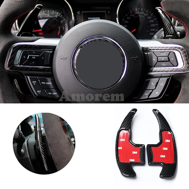 Рычаг переключения передач T-Carbon для Ford Mustang EcoBoost GT GT500 Shelby 350 2015-2020 удлинитель