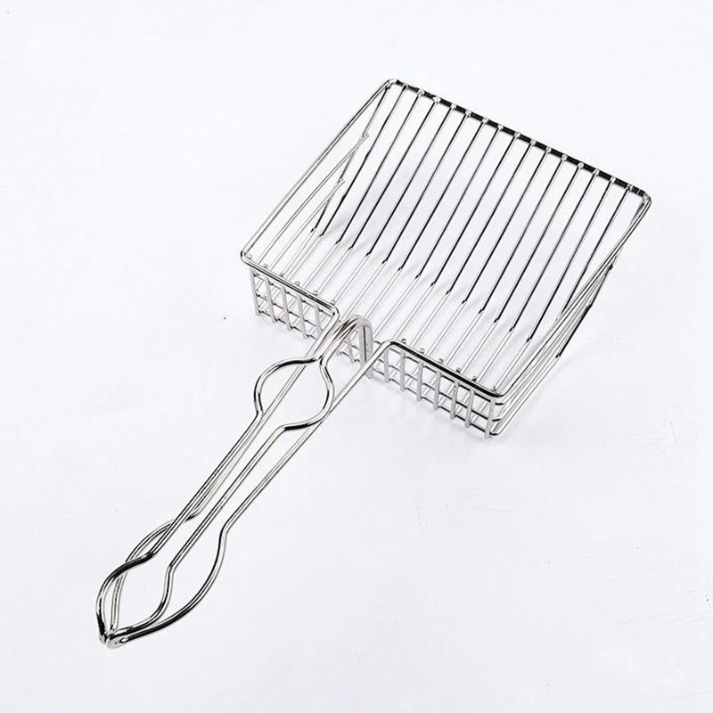

Pet Cleaning Shovel Cats Cleaning Litter Supplies Stainless Steel Litter Scooper Sift Free Metal Scoopers For Litter Box