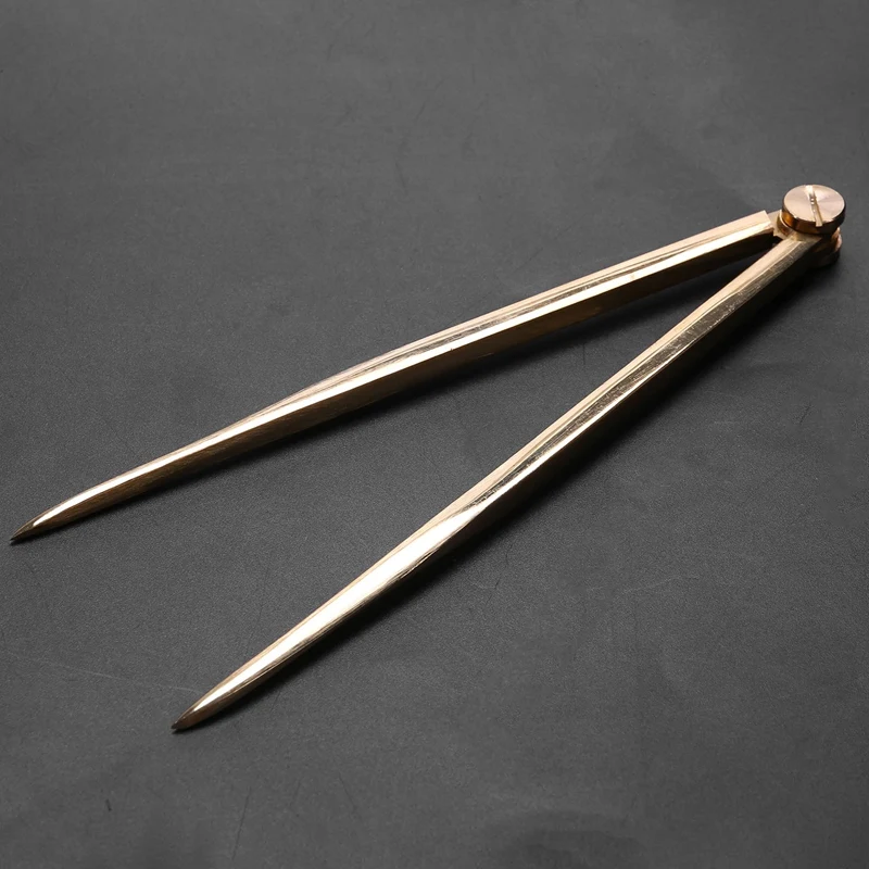 

168mm Nautical Chart Straight Divider Solid Brass Marine Dividing Tool No Rust for Architects Marine Navigation