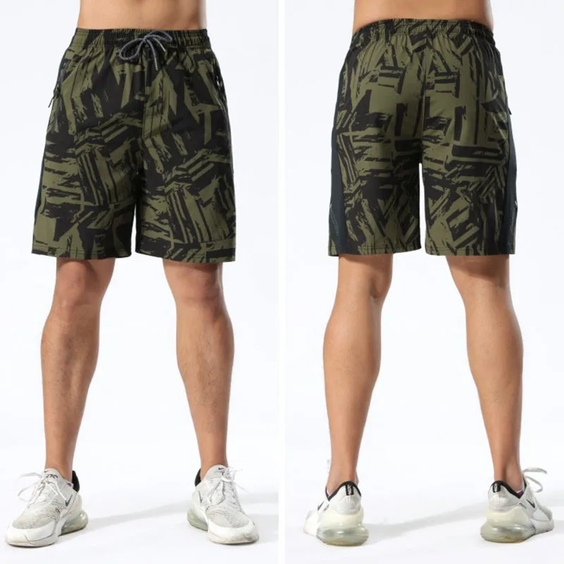 Шорты мужские быстросохнущие спортивные штаны для спортзала фитнеса облегающая