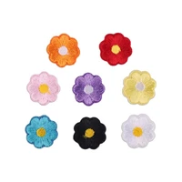 100pcslot small luxury embroidery patch shirt dress clothing decoration accessory cute flower crafts diy applique
