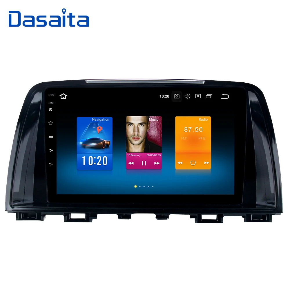 Dasaita " Android 9,0 Автомобильный gps плеер для Mazda 6 Atenza 2013 с 4G+ 32G Восьмиядерный Авто Стерео Navi Радио мультимедиа