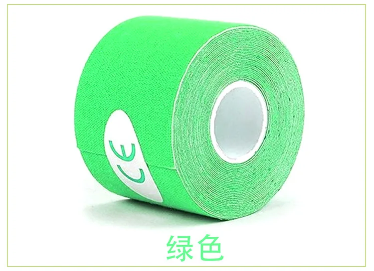 Green 2 размера кинезиологическая лента Атлетическая лента Спортивная восстанавливающая лента обвязка для спортзала фитнес Теннис Бег колено Защитная муфта для мышц ножницы - Цвет: Green