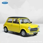 Модель спортивного автомобиля WELLY 1:24 MINI COOPER 1300, модель автомобиля из сплава, Декоративные Коллекционные игрушечные инструменты в подарок